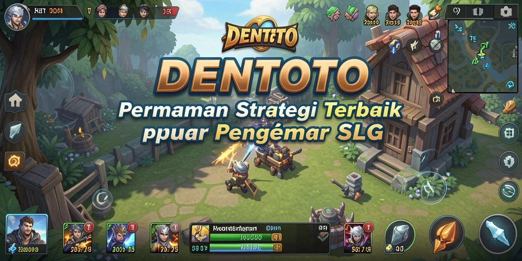 Tampilan gameplay DENTOTO yang menegangkan dan strategis.