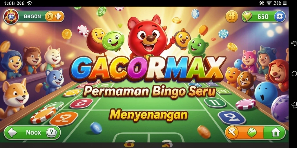 Tampilan menarik dari gameplay Bingo di GACORMAX.