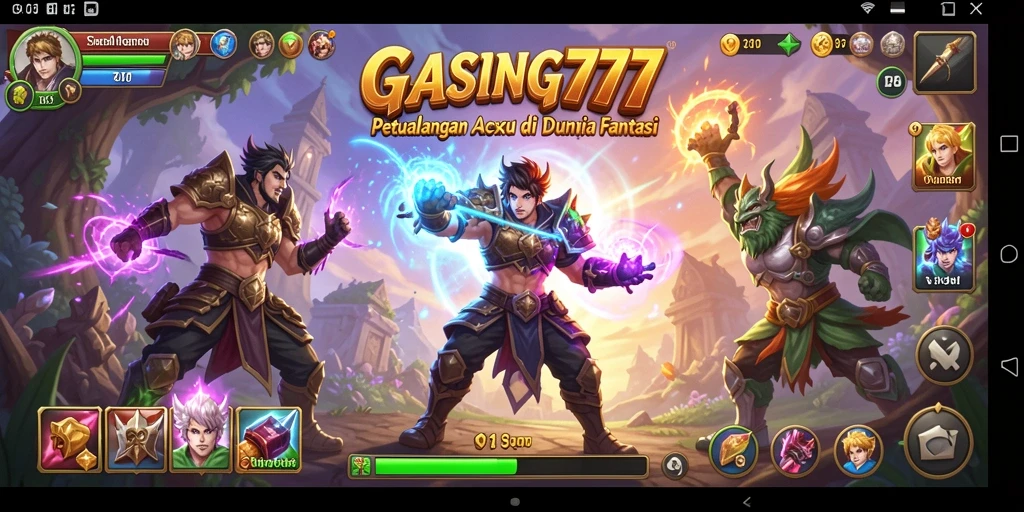 Gameplay seru dengan karakter dan dunia menarik di GASING777.