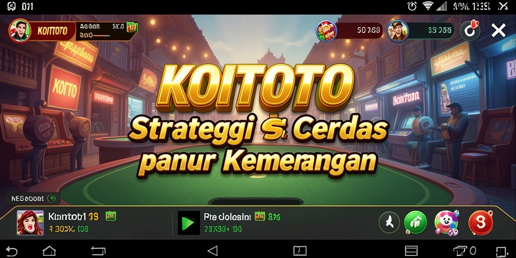 Tangkapan layar gameplay KOITOTO yang menunjukkan strategi mendebarkan.