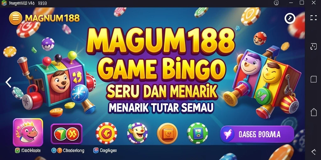 Tampilan gameplay Bingo yang menarik dan interaktif dari MAGNUM188.