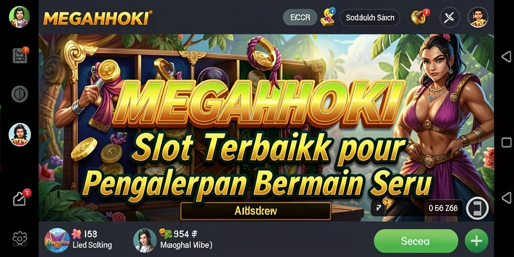 Menggambarkan gameplay seru MEGAHOKI dengan grafik yang memukau.