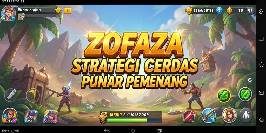 Tampilan gameplay ZOFAZA yang menarik dan penuh strategi.
